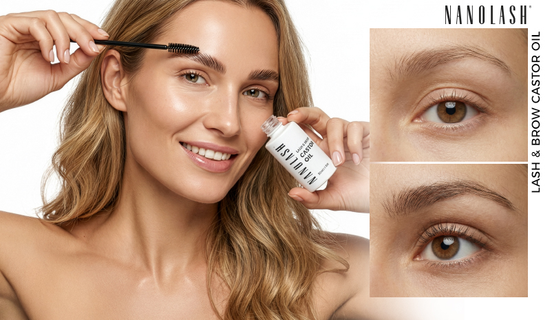 aceite de ricino para las cejas nanolash